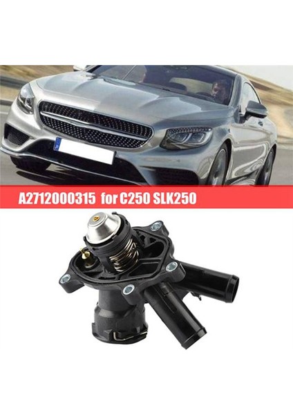A2712000215 2712000315 Termostat Montajı Termostat Mahkeme Mercedes-Benz Için Otomotiv C250 SLK250 (Yurt Dışından) modelleri