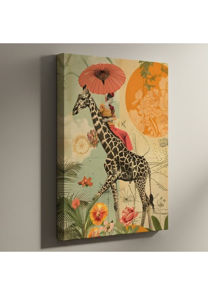 Eklektik Kolaj Sanatı Tablosu