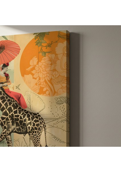 Eklektik Kolaj Sanatı Tablosu indirimleri