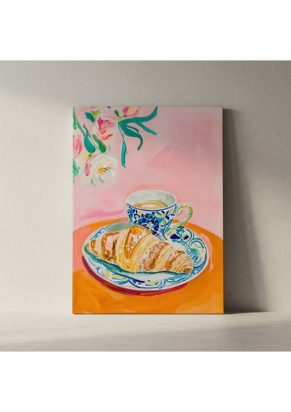 Modern Tarz Kahvaltı İllüstrasyon Tablosu fiyatları