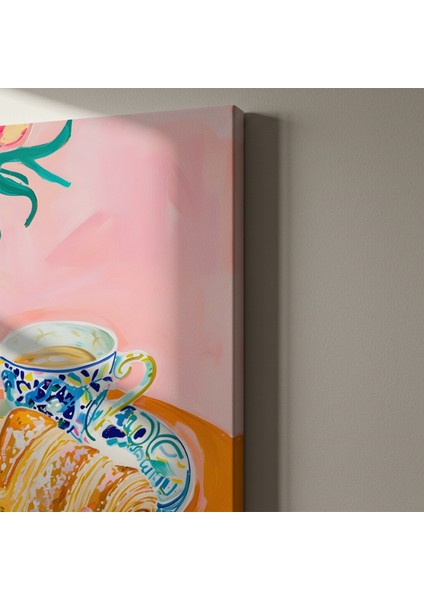 Modern Tarz Kahvaltı İllüstrasyon Tablosu indirimleri