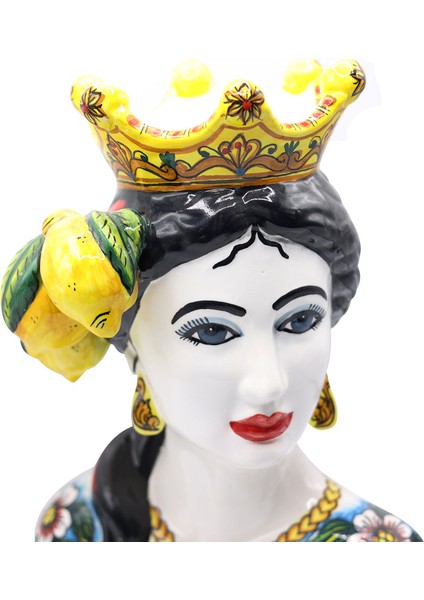 Moor Dekoratif Desenli Büst Heykel fırsatları