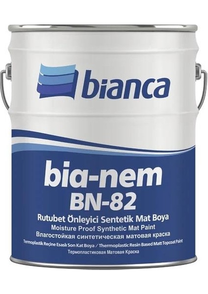 Bia-Nem Bn-82 Rutubet Nem Küf Önleyici Boya 15 Lt Beyaz