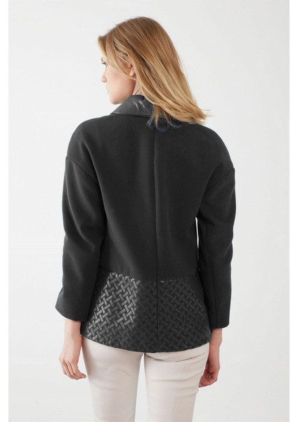 Rosalie Siyah Kadın Deri Kaban fiyatları