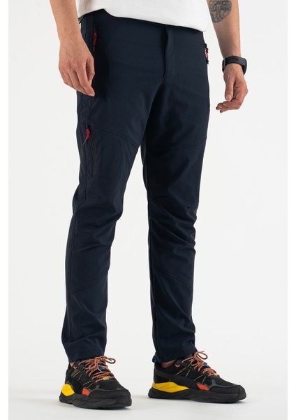 Erkek Lacivert Nefes Alan Likralı 4 Cepli Outdoor Pantolon fiyatları