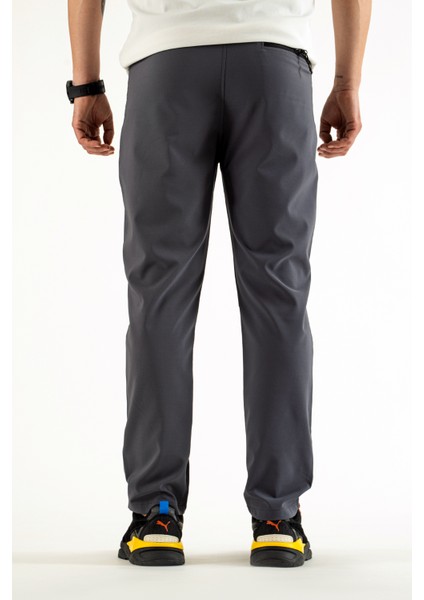 Erkek Gri Nefes Alan Likralı 4 Cepli Pantolon fırsatları