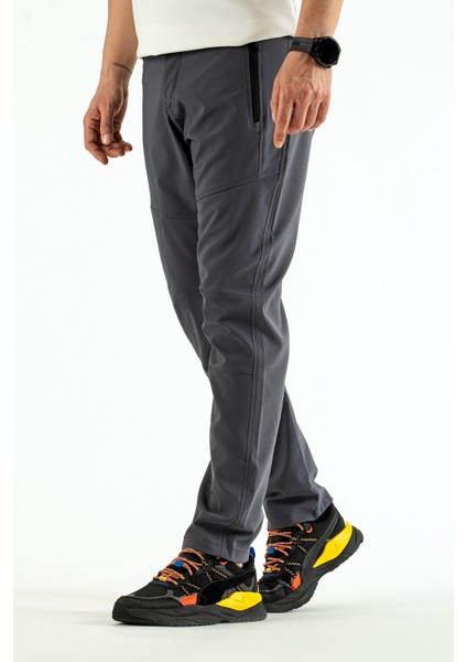 Erkek Gri Nefes Alan Likralı 4 Cepli Pantolon indirimleri