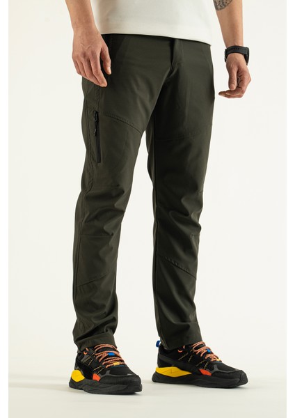 Erkek Haki Nefes Alan Likralı 4 Cepli Outdoor Pantolon fiyatları