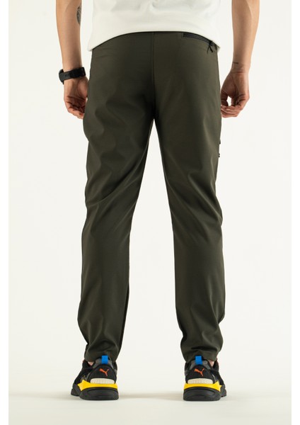 Erkek Haki Nefes Alan Likralı 4 Cepli Outdoor Pantolon fırsatları