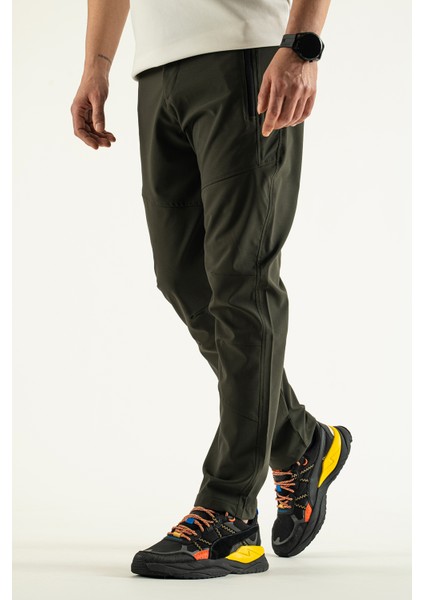 Erkek Haki Nefes Alan Likralı 4 Cepli Outdoor Pantolon indirimleri