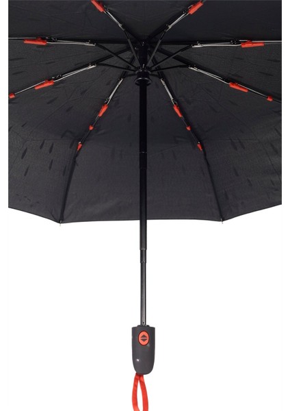 Damla Desenli Fiberglass Güçlü Mekanizma Tam Otomatik Kadın Şemsiye indirimleri