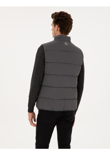 Erkek Gri Dolgulu Şişme Yelek 50313937-VR024 indirimleri