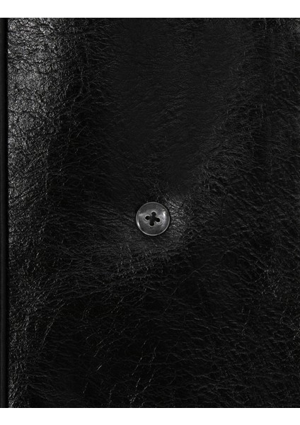 Kadın Siyah Regular Fit Kaban 50310283-VR046