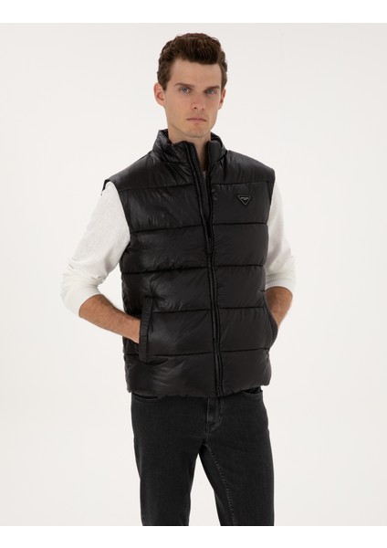 Erkek Siyah Dolgulu Şişme Yelek 50313940-VR046 modelleri