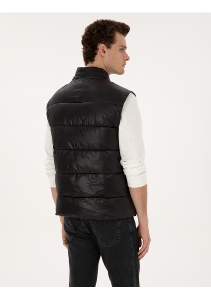Erkek Siyah Dolgulu Şişme Yelek 50313940-VR046 indirimleri