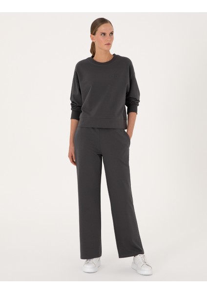 Kadın Antrasit Loose Fit Eşofman Altı 50314964-VR006