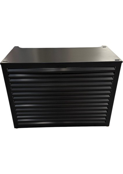 Klima Motoru Gizleme Kafesi 9000-12000 Btu 86X44X65 cm (H) Ral 9005 Siyah Panjur Xs Modeli modelleri