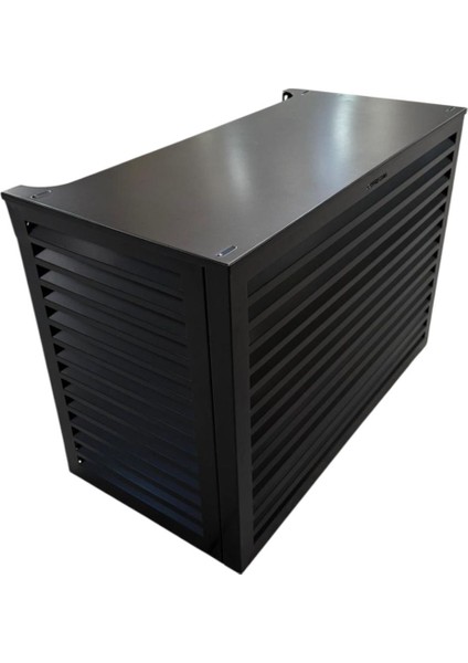Klima Motoru Gizleme Kafesi 9000-12000 Btu 86X44X65 cm (H) Ral 9005 Siyah Panjur Xs Modeli fırsatları