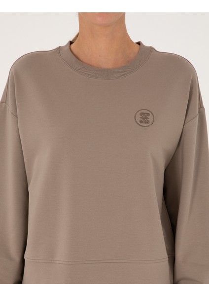 Kadın Vizon Oversize Sweatshirt 50314963-VR052