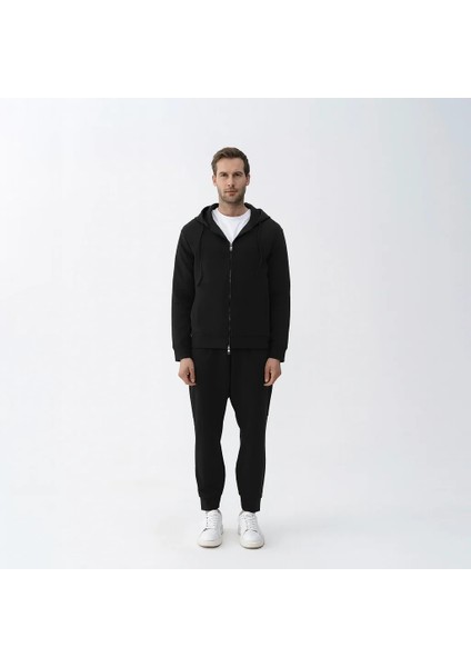 Nico Erkek %100 Pamuk Jogger Eşofman Altı Siyah