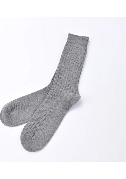 Verda Erkek Uzun Soket Çorap Gri