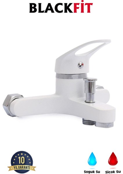 Beyaz Mix Banyo Bataryası Aç Kapa Duş Çeşmesi Musluğu modelleri