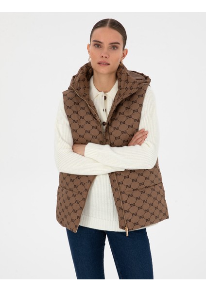 Kadın Bej Regular Fit Yelek 50313957-VR011 modelleri