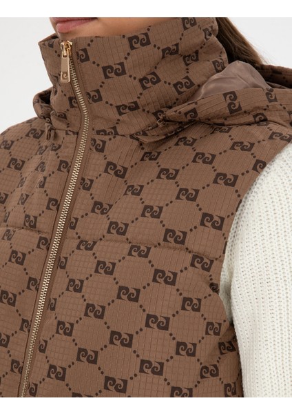 Kadın Bej Regular Fit Yelek 50313957-VR011