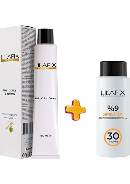 Tüp Boya 60 ml - 20 V Oksidan 60 ml 4.0 Kahve