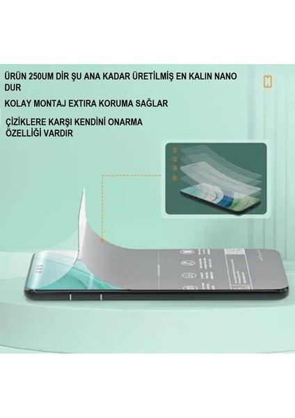 Honor Magic V5 Uyumlu Nano Arka Kaplama Şeffaf Hd Esnek 250UM Kalın - Maxxpro indirimleri