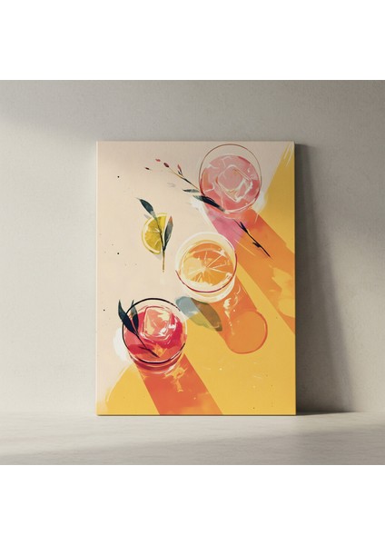 Modern İllüstrasyon Kokteyl Tablosu fiyatları