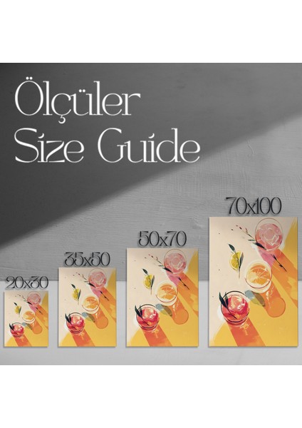 Modern İllüstrasyon Kokteyl Tablosu modelleri