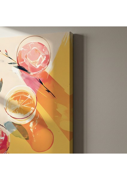 Modern İllüstrasyon Kokteyl Tablosu indirimleri