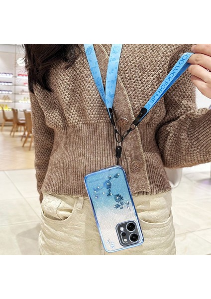 Oppo RENO14 Pro 5g Tpu Degrade Telefon Kılıfı ve Boyun Askıları (Yurt Dışından) fiyatları