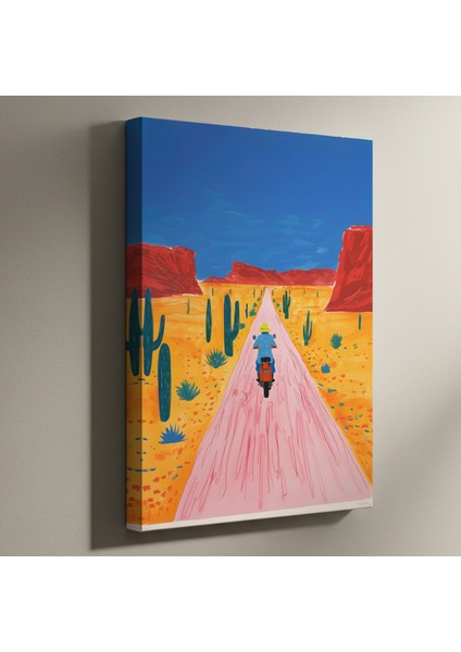 Çöl Yolculuğu Modern Sanat Tablosu