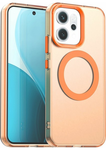 Oppo RENO14 5g Anti Drop Hibrit Telefon Arka Kapağı Magsafe ile Uyumlu (Yurt Dışından)