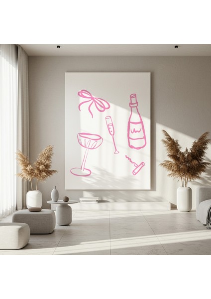 Pembe Tonlarda Illüstrasyon Tablosu fırsatları