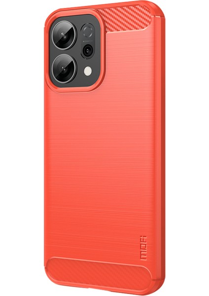 Oppo RENO14 5g Arka Kapak Fırçalanmış Doku Karbon Fiber Yumuşak Tpu Kılıf (Yurt Dışından)