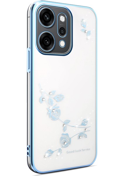 Oppo RENO14 Pro 5g Çiçek Yapay Dekorlu Tpu Telefon Kılıfı (Yurt Dışından)