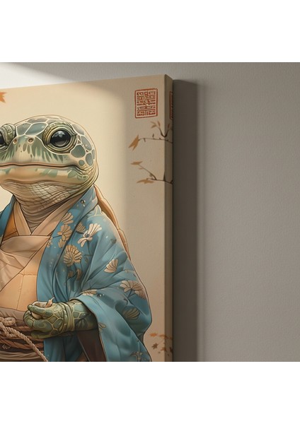 Japon Tarzı Kaplumbağa Illüstrasyon Tablosu indirimleri