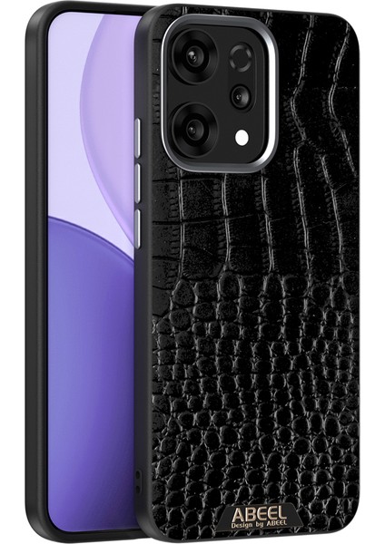 Oppo RENO14 Pro 5g Timsah Dokulu Mikro Kabartmalı Arka Kapak Magsafe ile Uyumlu (Yurt Dışından)