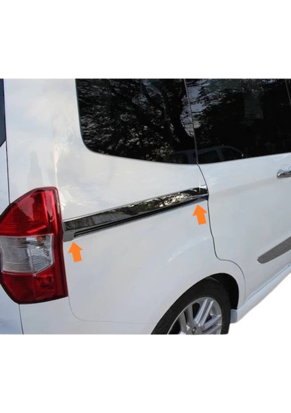 Sürgülü Kapı Çıtaları Krom 2 Parça Courier Van 2014 ve Sonrası Modeller Için fiyatları
