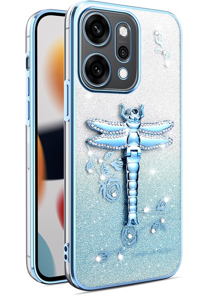 Oppo RENO14 Pro 5g Dragonfly Kickstand Tpu Simli Telefon Kılıfı (Yurt Dışından)
