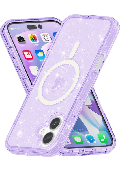 iPhone 17 Simli Toz Pc + Tpu Telefon Kılıfı Magsafe ile Uyumlu (Yurt Dışından) fırsatları