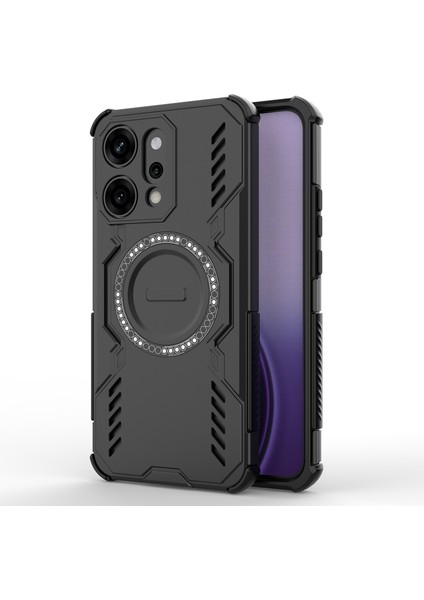 Oppo RENO14 Pro 5g Manyetik Kılıf Pc + Tpu Telefon Kılıfı (Yurt Dışından)