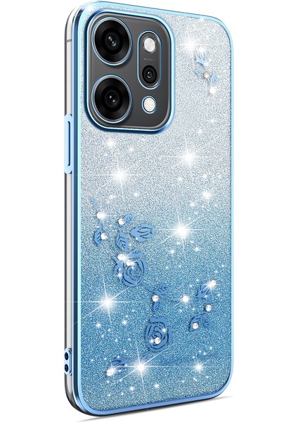 Oppo RENO14 Pro 5g Çiçek Tpu Esnek Degrade Telefon Kılıfı (Yurt Dışından)