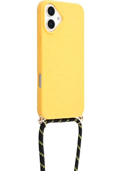 iPhone 17 Biyolojik Olarak Parçalanabilir Buğday Samanı + Tpu Çevre Dostu Telefon Kılıfı ve Kordon (Yurt Dışından) modelleri