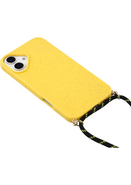 iPhone 17 Biyolojik Olarak Parçalanabilir Buğday Samanı + Tpu Çevre Dostu Telefon Kılıfı ve Kordon (Yurt Dışından) fırsatları