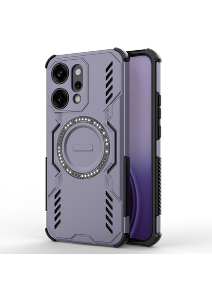 Oppo RENO14 Pro 5g Manyetik Kılıf Pc + Tpu Telefon Kılıfı (Yurt Dışından)