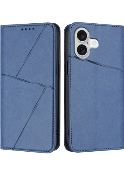 iPhone 17 Cüzdan Manyetik Kapatmalı Deri Kapaklı Telefon Kılıfı ve Standı (Yurt Dışından)